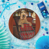 Airedale Terrier Pappteller (Party)