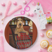 Airedale Terrier Pappteller (Party)