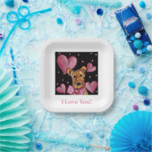 AIREDALE TERRIER PAPPTELLER (Party)