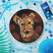 AIREDALE TERRIER PAPPTELLER (Party)