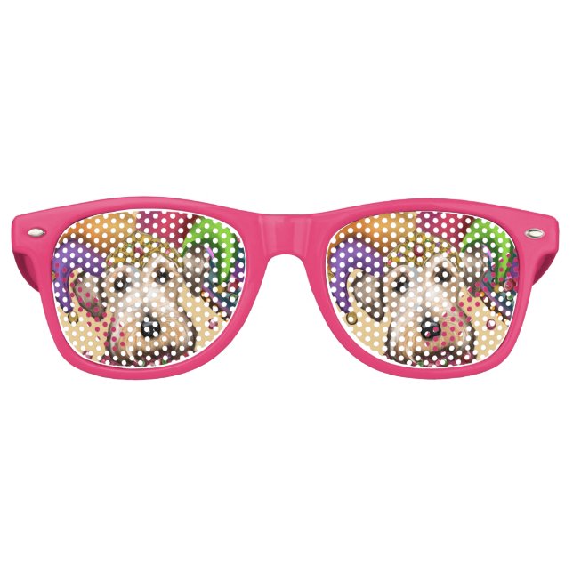 Airedale Terrier  Partybrille (Vorderseite)