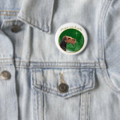 Airedale Terrier Peace Button (Beispiel)
