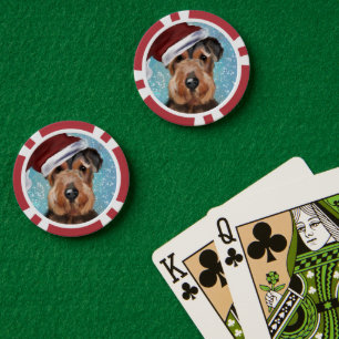 AIREDALE TERRIER POKERCHIPS