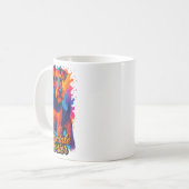 Airedale Terrier Pop Lustra Highlights Kaffeetasse (Vorderseite Links)