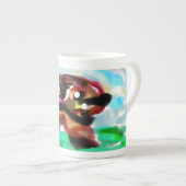 Airedale Terrier Porzellantasse (Vorderseite Rechts)