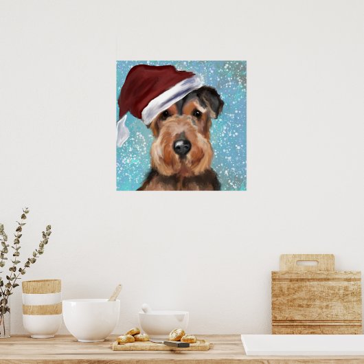 AIREDALE TERRIER POSTER (Küche)