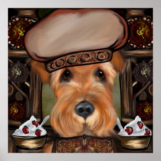 AIREDALE TERRIER POSTER (Vorne)