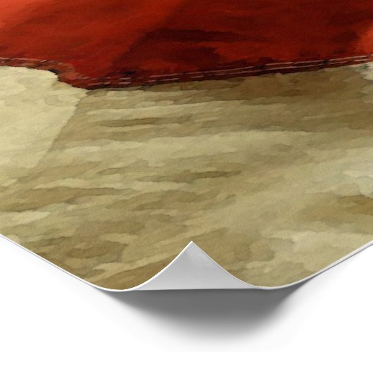 AIREDALE TERRIER POSTER (Ecke)