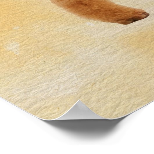 Airedale Terrier Poster (Ecke)