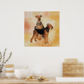 Airedale Terrier Poster (Küche)
