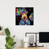 AIREDALE TERRIER POSTER (Heimbüro)