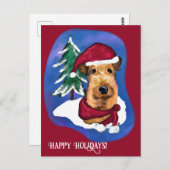 Airedale Terrier Postkarte (Vorne/Hinten)