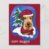 Airedale Terrier Postkarte (Vorderseite)