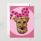 AIREDALE TERRIER POSTKARTE (Vorne/Hinten)
