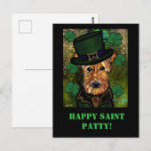 AIREDALE TERRIER POSTKARTE (Vorne/Hinten)