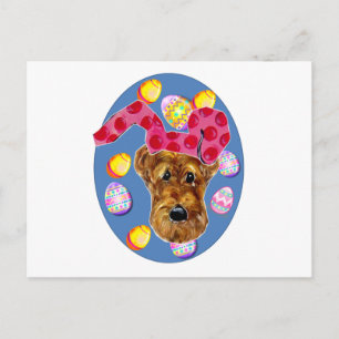 AIREDALE TERRIER POSTKARTE
