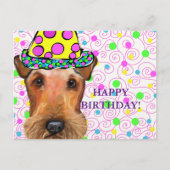 AIREDALE TERRIER POSTKARTE (Vorderseite)