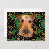 Airedale Terrier Postkarte (Vorne/Hinten)