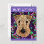 AIREDALE TERRIER POSTKARTE (Vorne/Hinten)