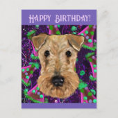 AIREDALE TERRIER POSTKARTE (Vorderseite)