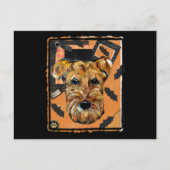 AIREDALE TERRIER POSTKARTE (Vorderseite)