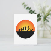 Airedale Terrier Postkarte (Stehend Vorderseite)