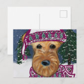 AIREDALE TERRIER POSTKARTE (Vorne/Hinten)