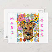 AIREDALE TERRIER POSTKARTE (Vorne/Hinten)