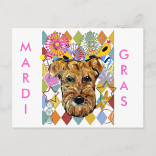 AIREDALE TERRIER POSTKARTE