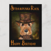 AIREDALE TERRIER POSTKARTE (Vorderseite)