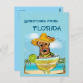 Airedale Terrier Postkarte (Vorne/Hinten)