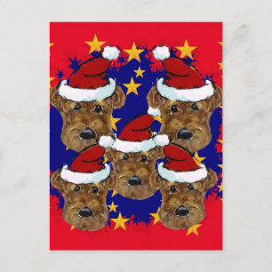 AIREDALE TERRIER POSTKARTE