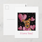 AIREDALE TERRIER POSTKARTE (Vorne/Hinten)