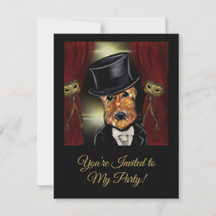 AIREDALE TERRIER POSTKARTE