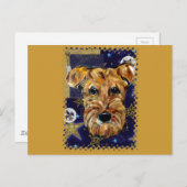 AIREDALE TERRIER POSTKARTE (Vorne/Hinten)