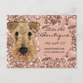 AIREDALE TERRIER POSTKARTE (Vorderseite)