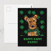 AIREDALE TERRIER POSTKARTE (Vorne/Hinten)