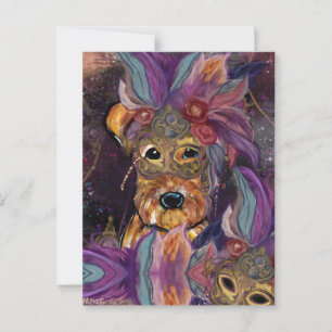 AIREDALE TERRIER   POSTKARTE