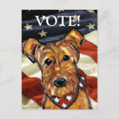 AIREDALE TERRIER POSTKARTE (Vorderseite)