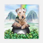 Airedale Terrier Pot of Gold Magnet (Vorne)