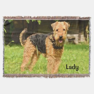Airedale Terrier Puppy Dog Decke
