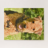 Airedale Terrier Puppy Dog Puzzle (Horizontal)