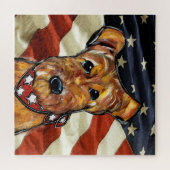 AIREDALE TERRIER PUZZLE (Horizontal)