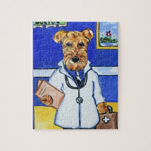 Airedale Terrier Puzzle (Vertikal)