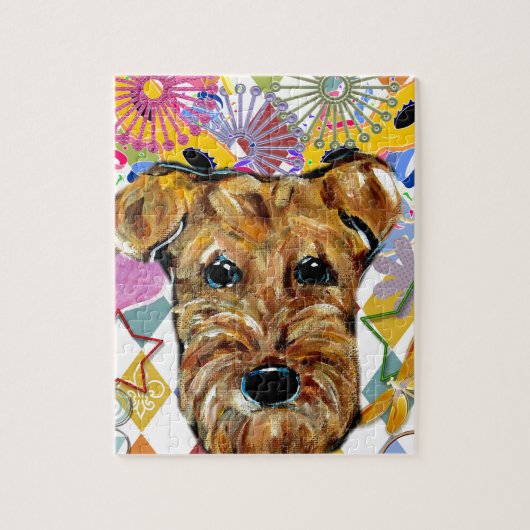 AIREDALE TERRIER PUZZLE (Vertikal)