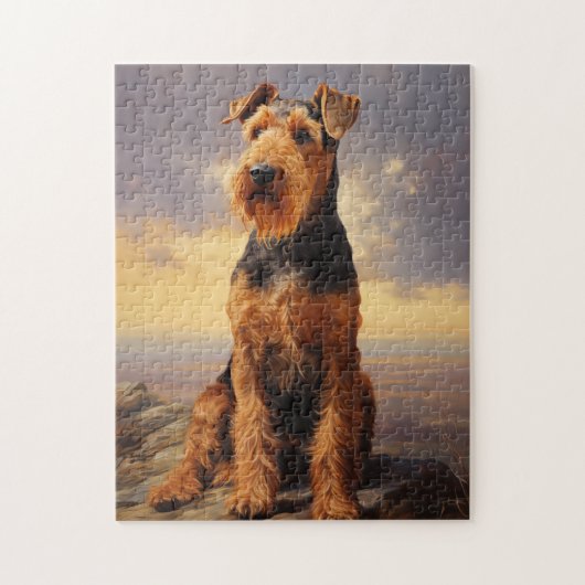 Airedale Terrier Puzzle (Vertikal)