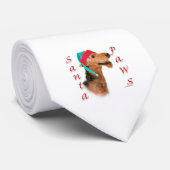 Airedale Terrier Santa Paws Krawatte (Gerollt)