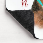 Airedale Terrier Santa Paws Mousepad (Ecke)