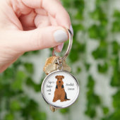 Airedale Terrier Schlüsselanhänger (Hand)