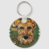 AIREDALE TERRIER SCHLÜSSELANHÄNGER (Vorderseite)